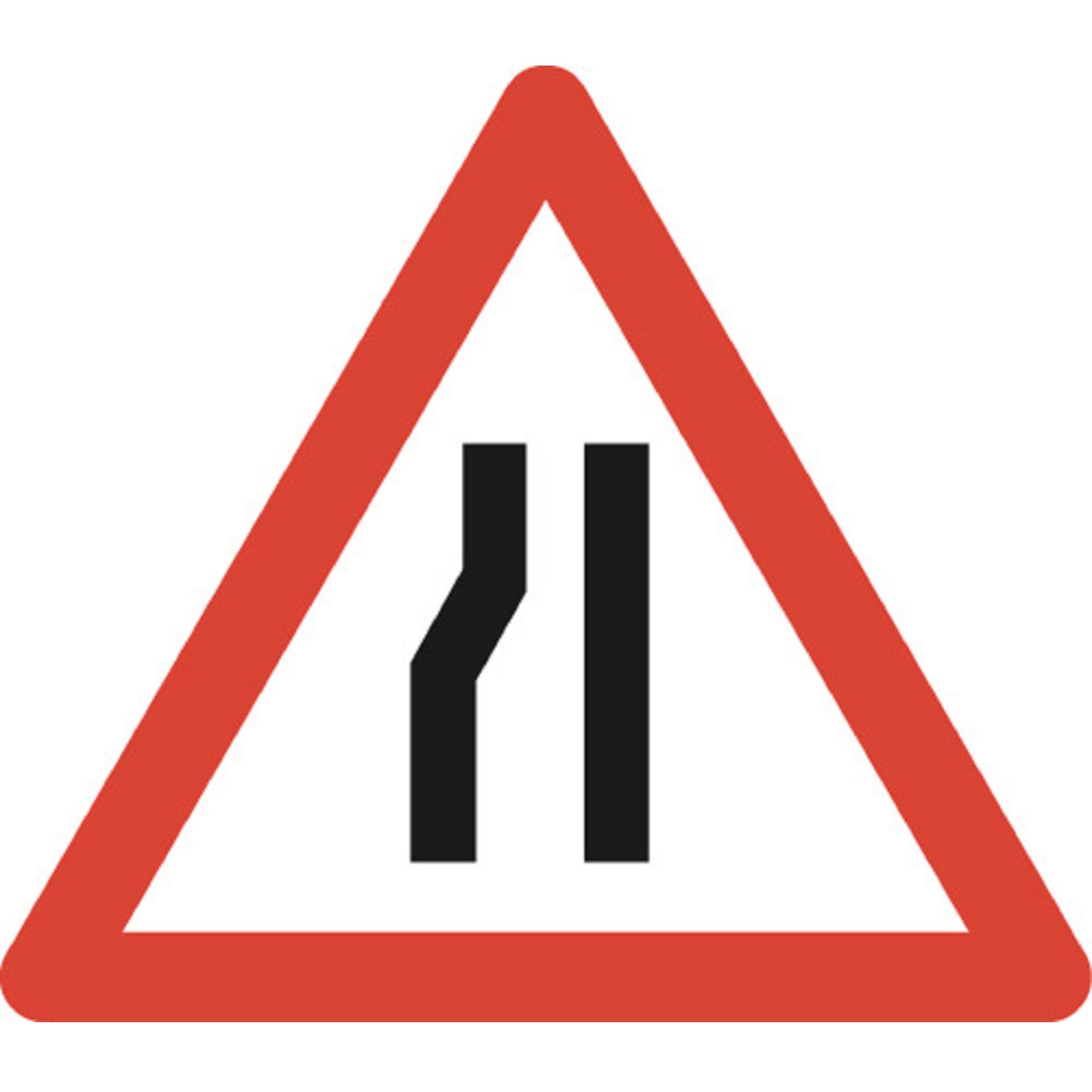 Verengung links 1.09 Gefahrenschilder | R1, R2, R3 | SSV