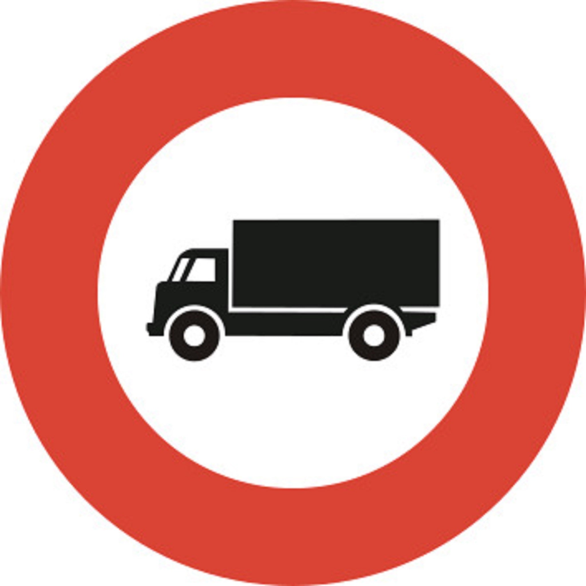 Verbot für Lastwagen 2.07 Vorschriftssignale | R1, R2, R3 | SSV