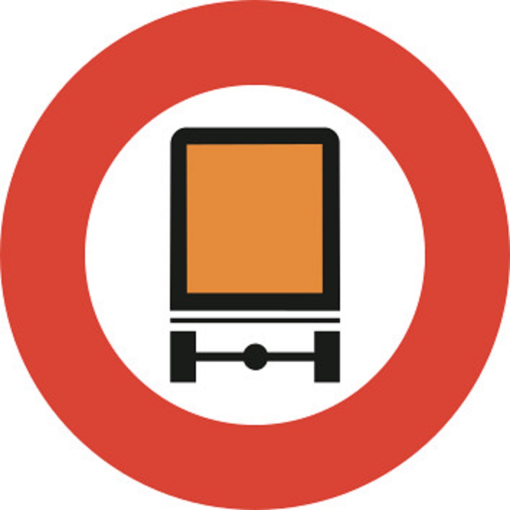 Verbot für Fahrzeuge mit gefährlicher Ladung 2.10.1 Vorschriftssignale | R1, R2, R3 | SSV