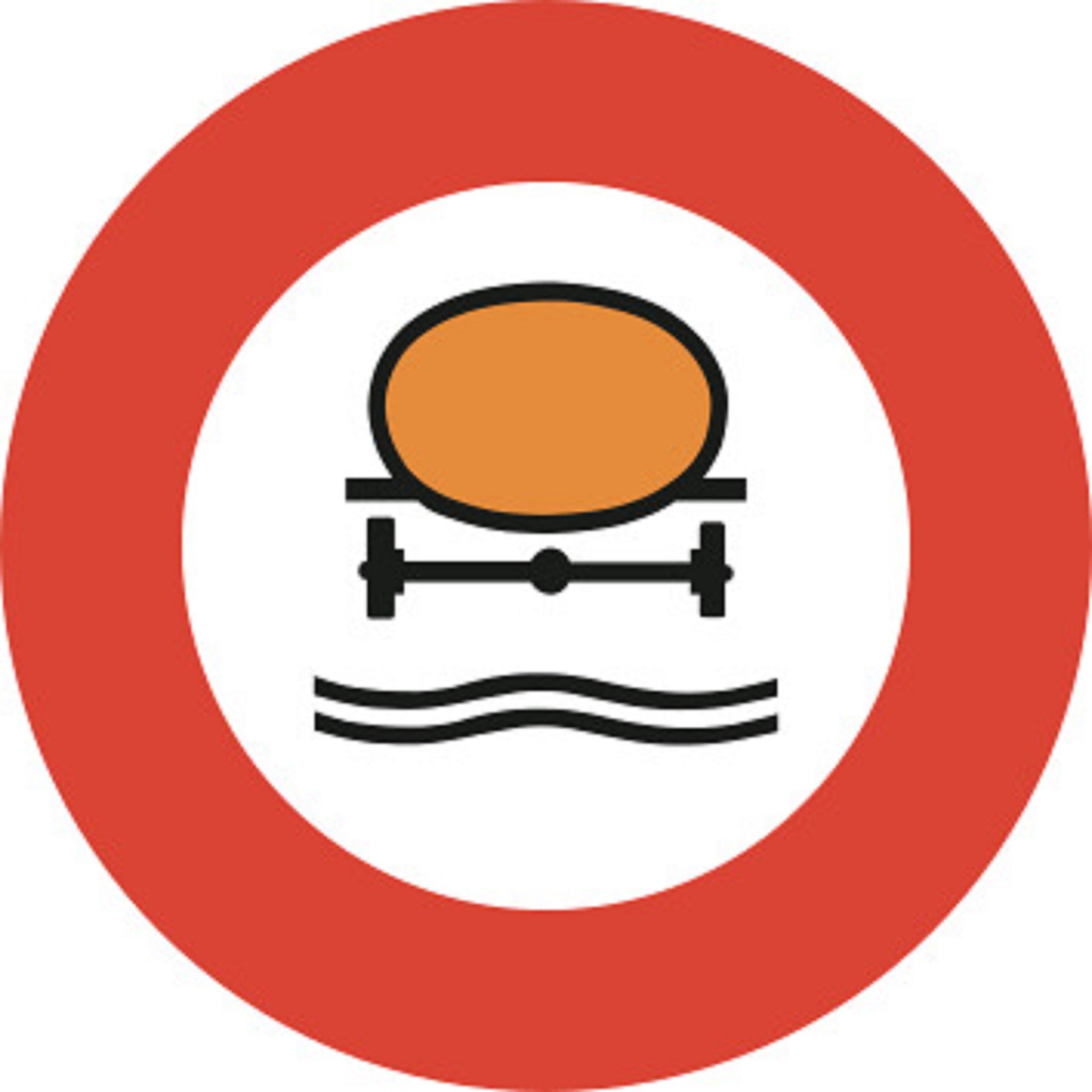 Verbot für Fahrzeuge mit wassergefährdender Ladung 2.11 Vorschriftssignale | R1, R2, R3 | SSV