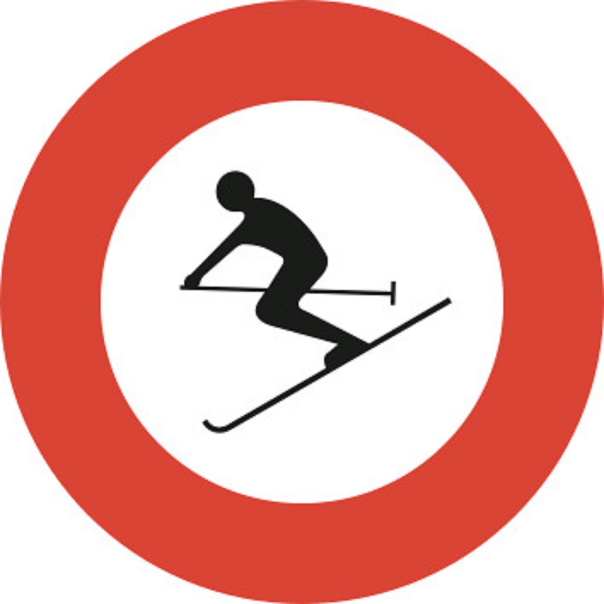 Skifahren verboten 2.15.1 Vorschriftssignale | R1, R2, R3 | SSV