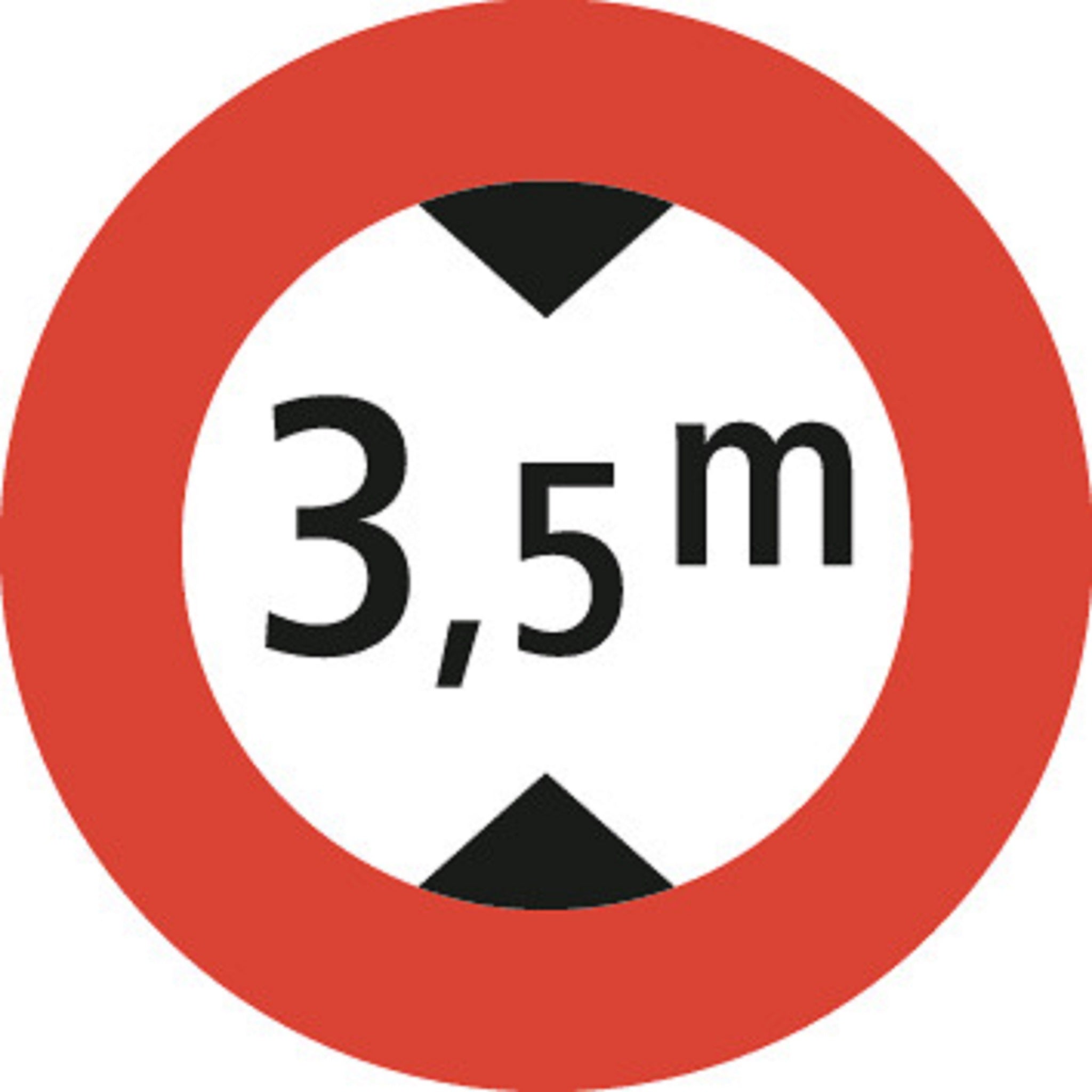 Höchsthöhe 2.19 Vorschriftssignale | R1, R2, R3 | SSV