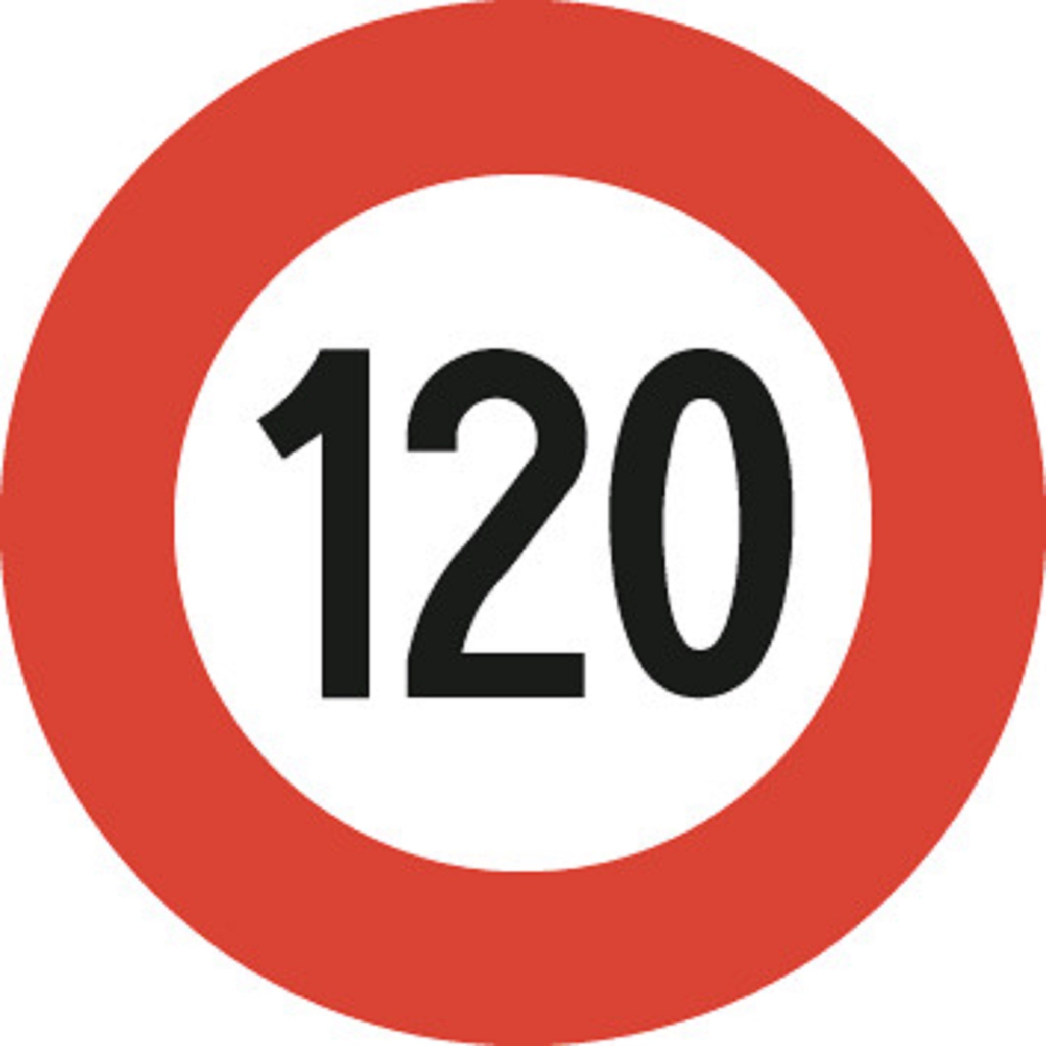 120 km/h Höchstgeschwindigkeit 2.30 Vorschriftssignale | R1, R2, R3 | SSV