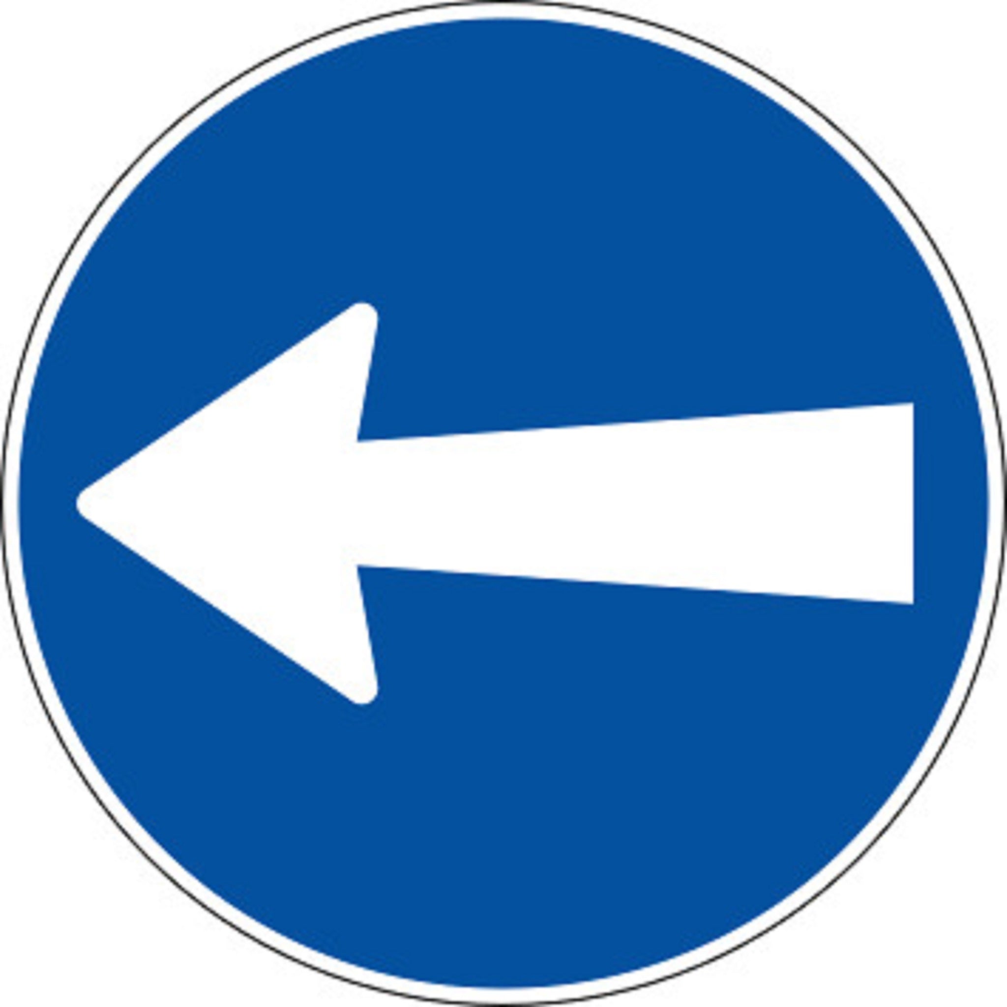 Fahrtichtung links 2.33 Vorschriftssignale | R1, R2, R3 | SSV