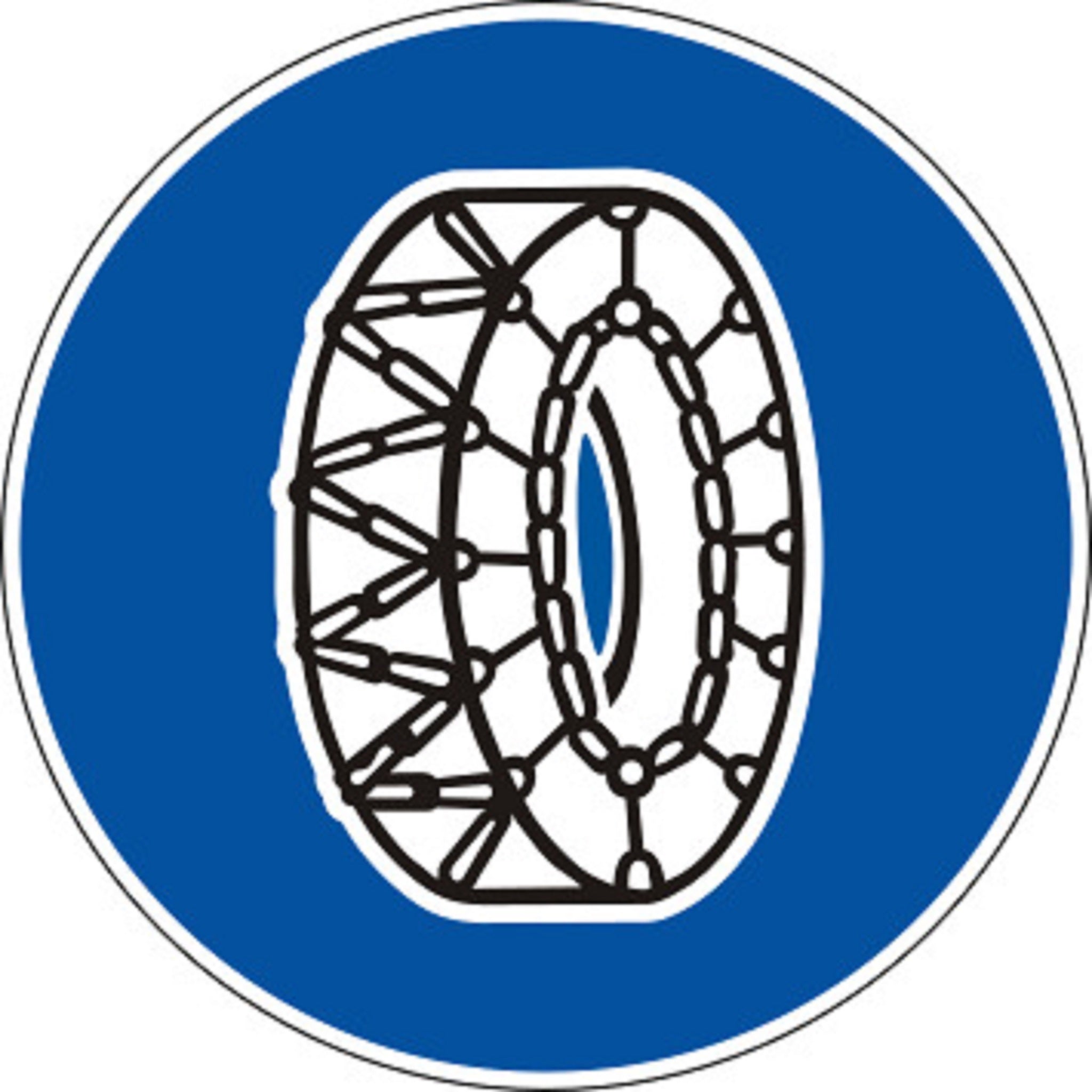 Schneeketten obligatorisch 2.48 Vorschriftssignale | R1, R2, R3 | SSV