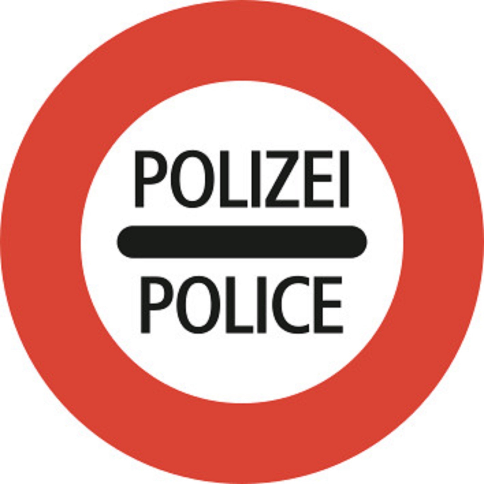Polizei Police 2.52 Vorschriftssignale | R1, R2, R3 | SSV