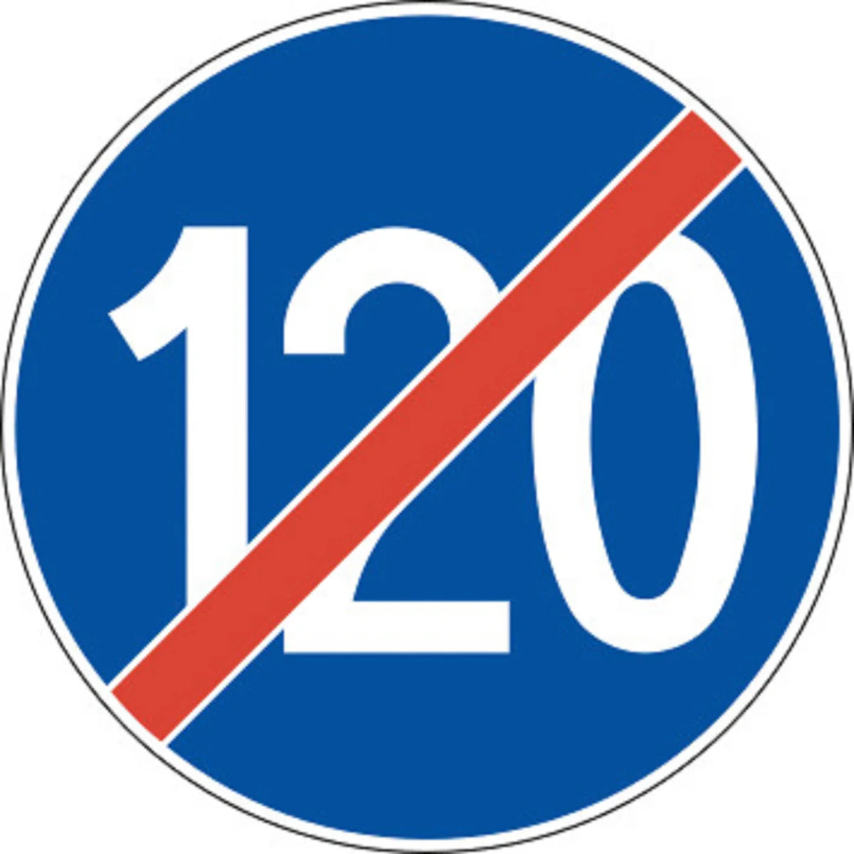 120 km/h Ende der Mindestgeschwindigkeit 2.54 Vorschriftssignale | R1, R2, R3 | SSV