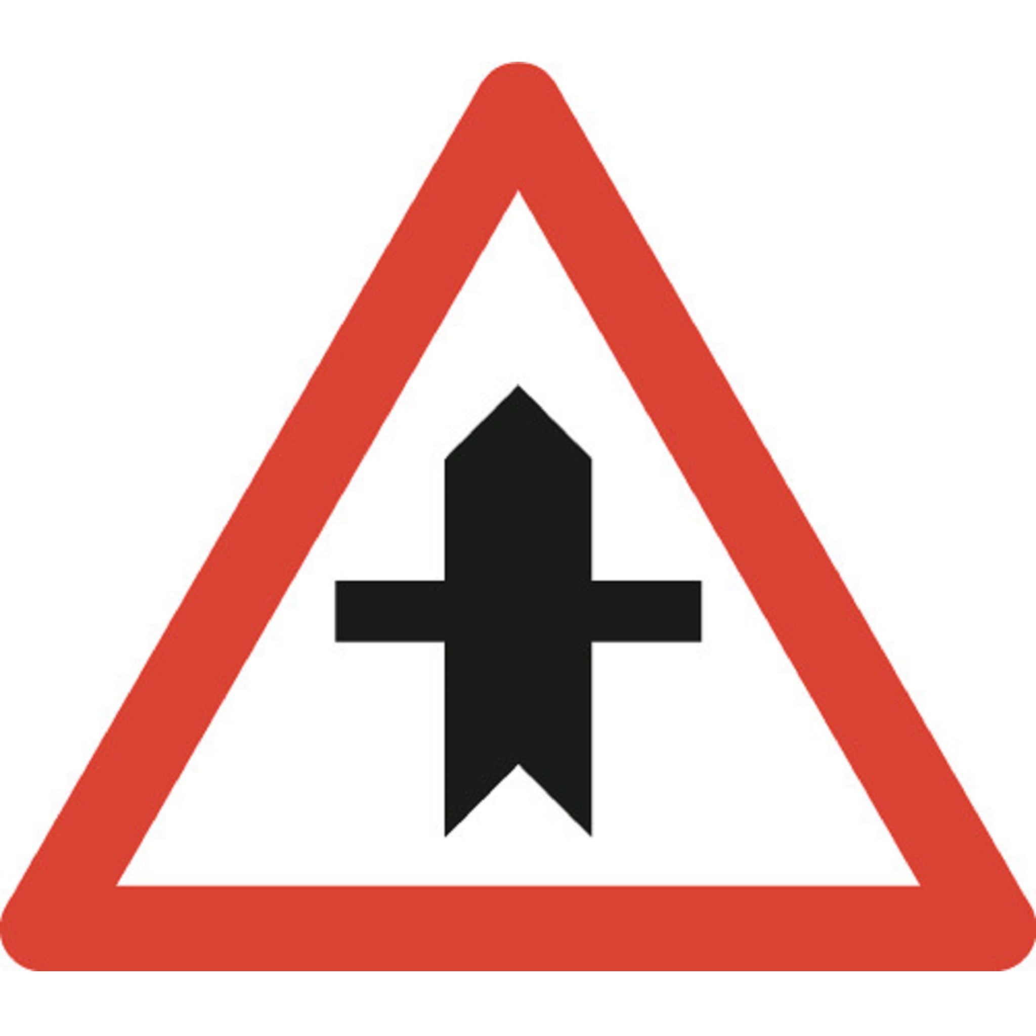 Verzweigung mit Strasse ohne Vortritt 3.05 Vortrittssignale | R1, R2, R3 | SSV