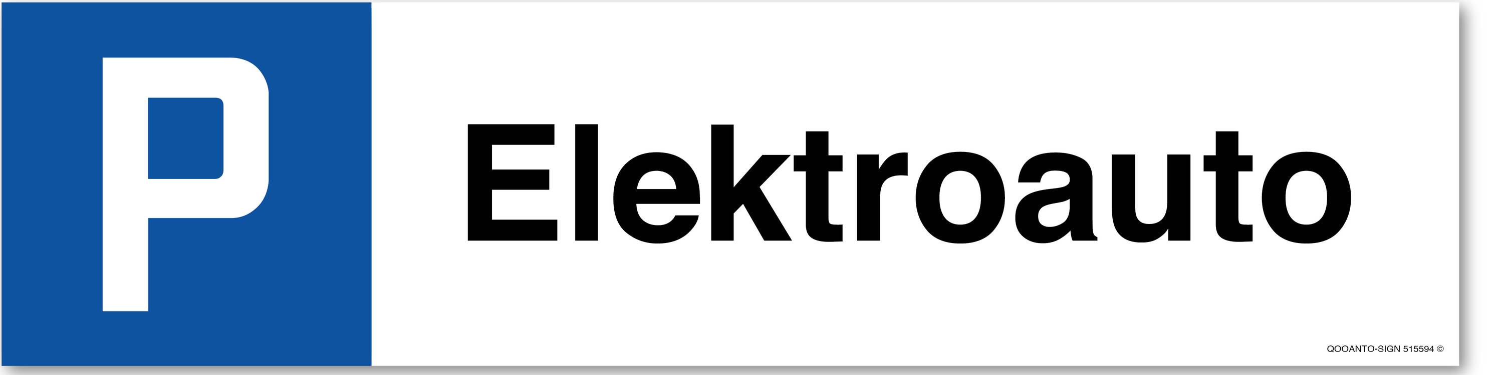 Elektroauto, Schild