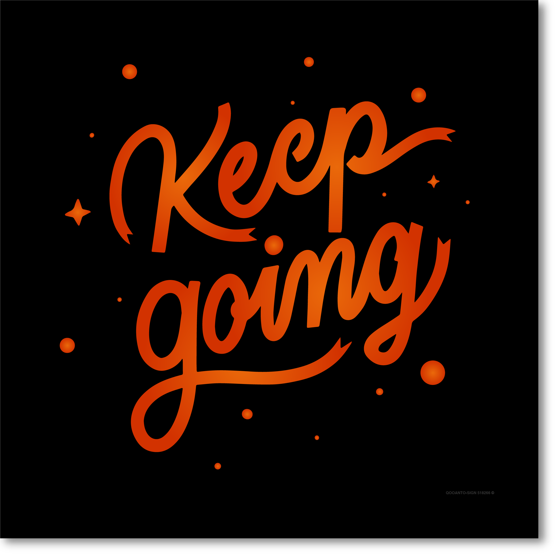 Keep going - Funschild