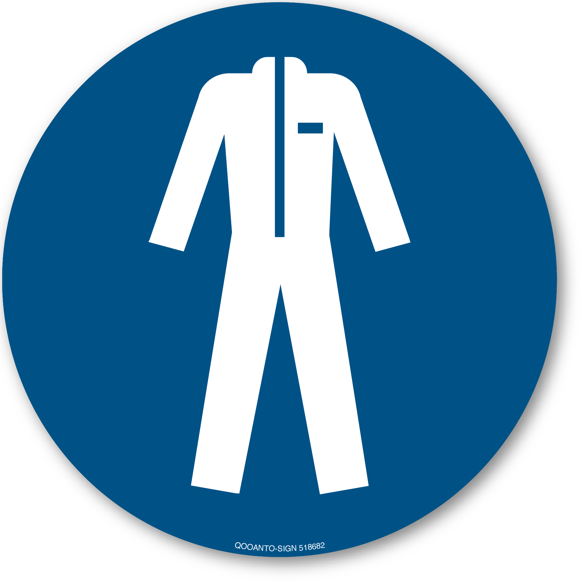 Schutzkleidung benutzen, Schild mit UV-Schutz