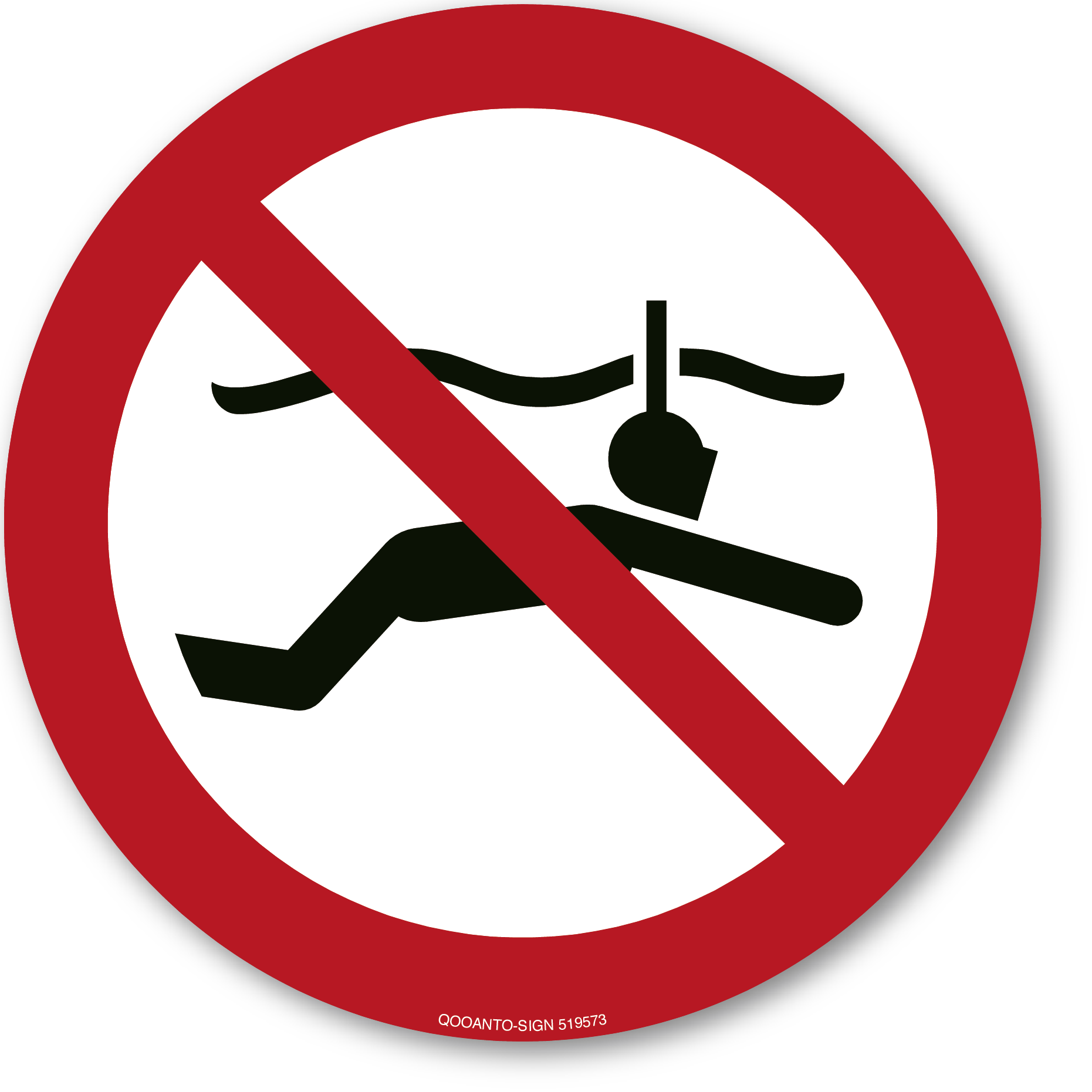 Schnorcheln verboten, Schild oder Aufkleber