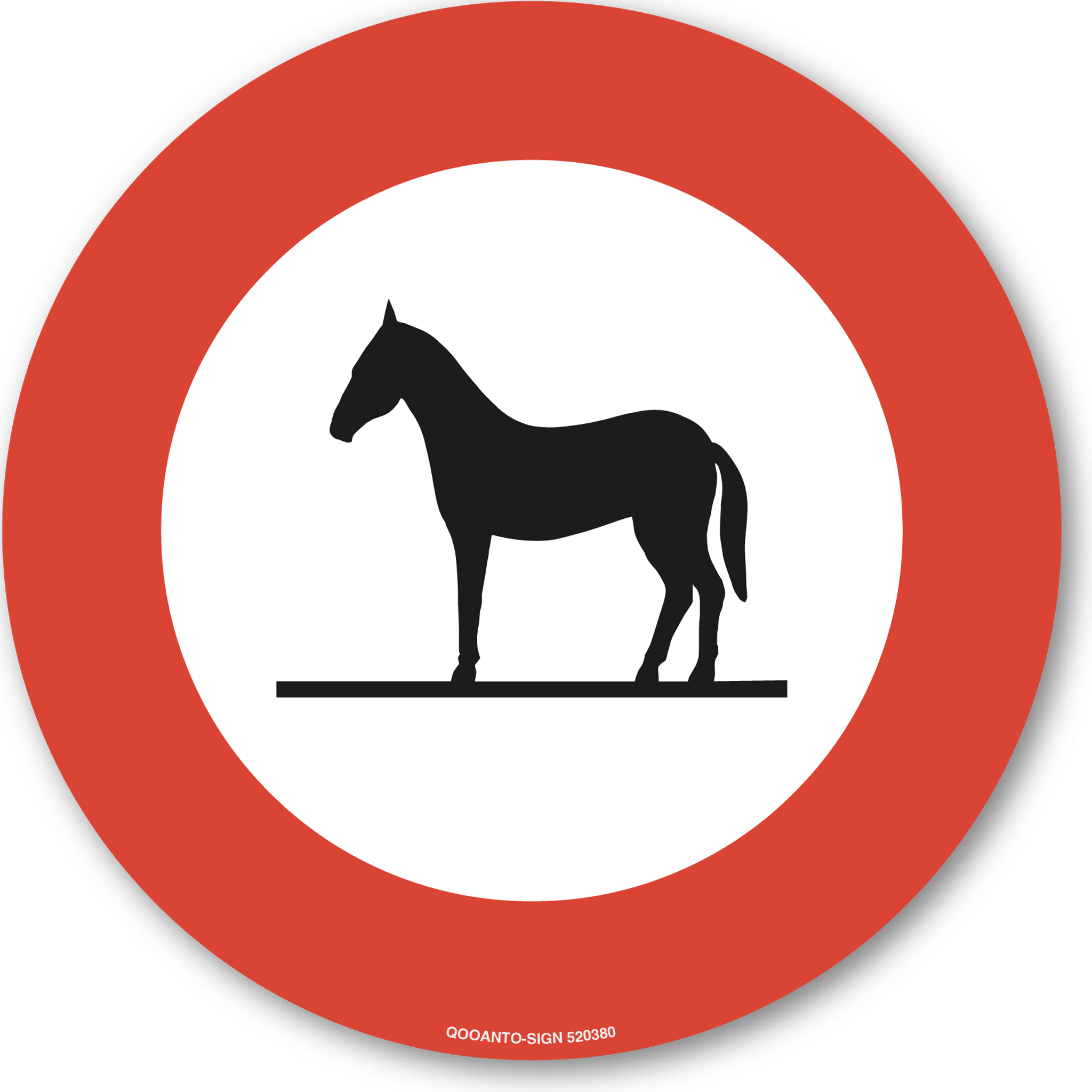 Verbot für Tiere, Schild oder Aufkleber