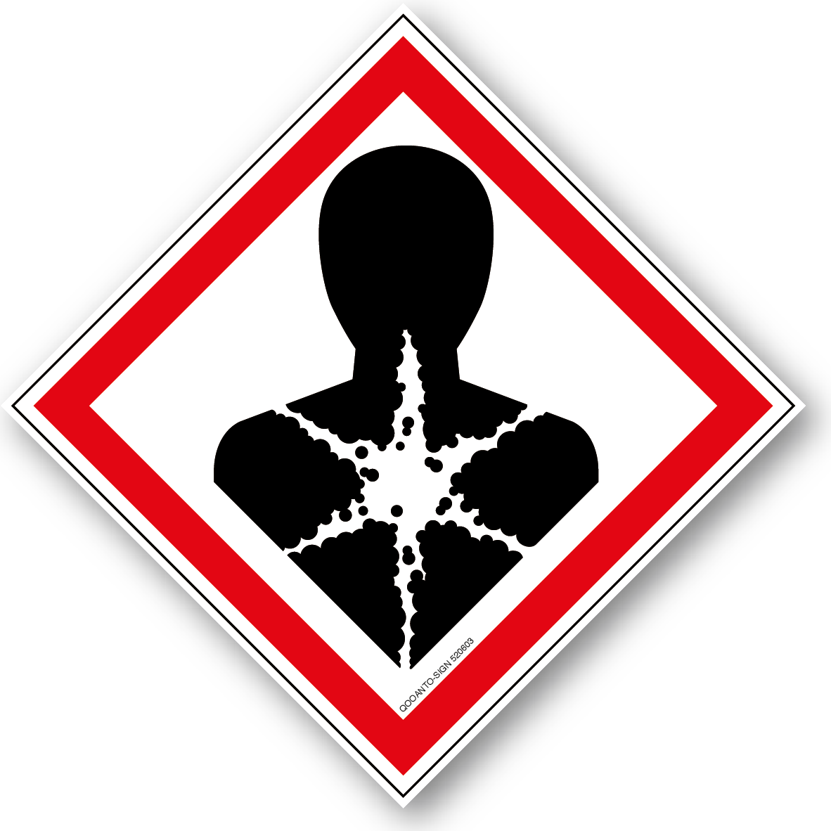 Gesundheitsschädlich, Schild oder Aufkleber