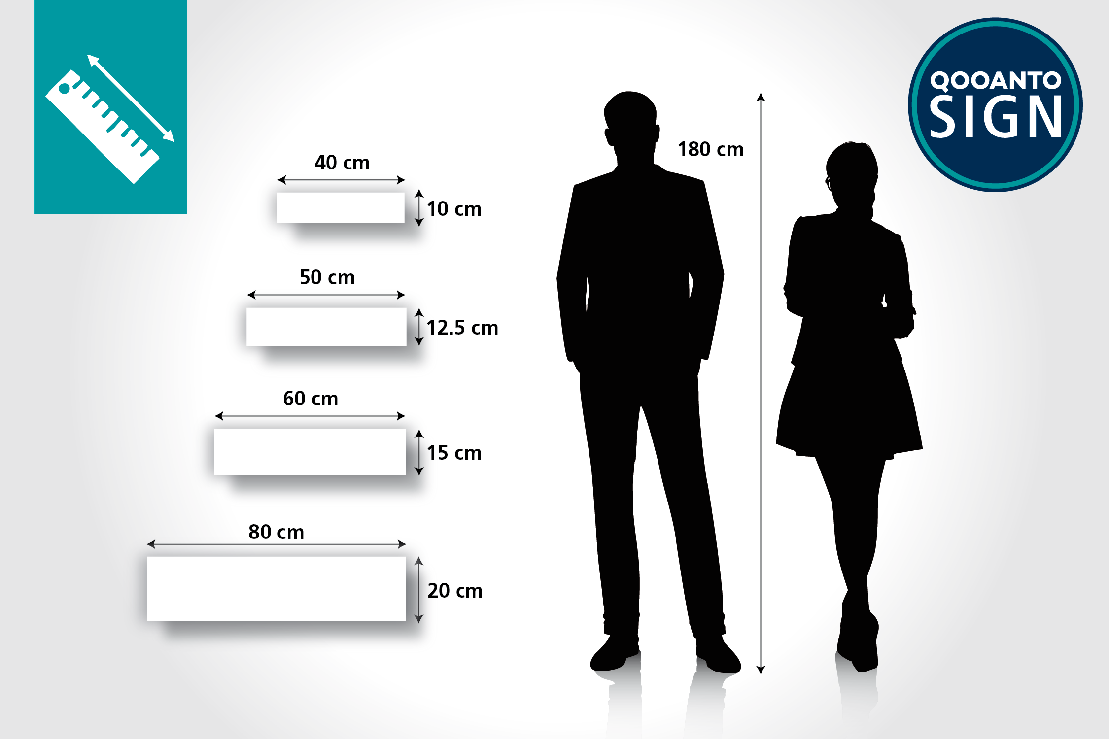 Selbst gestalten | Parkplatzschild mit Wunschtext | Alu-Verbund | Blau/Weiss | Verlängert