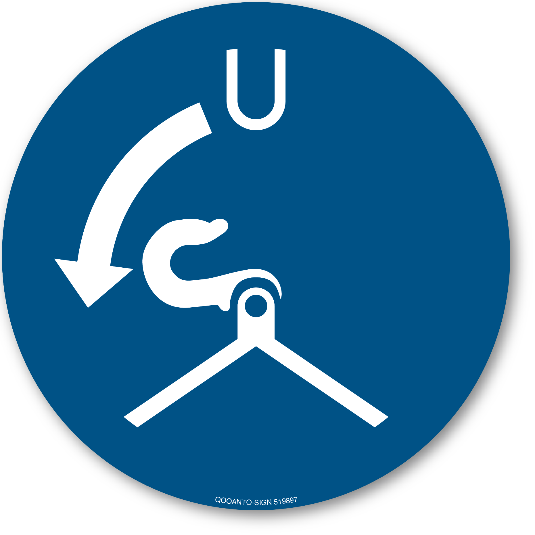 Fallen lösen beim Aussetzvorgang, Schild oder Aufkleber